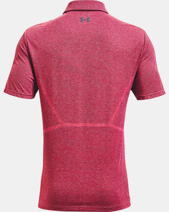 Polo UA Vanish Seamless Mapped pour homme, Pink, pdpMainDesktop image number 5